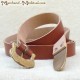 Viking leather belt