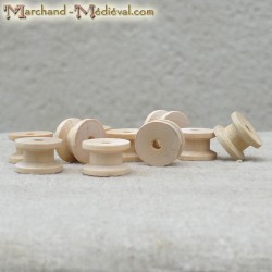 10x Wooden spool