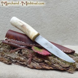 Cuchillo medieval - cabo de ciervo