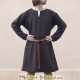 Tunique medieval de lana - marrón oscuro