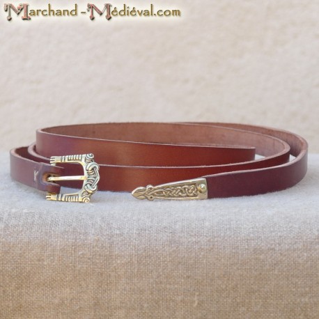 Viking leather belt