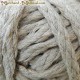 Braided linen rope