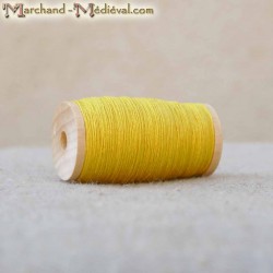 Flax yarn - yellow