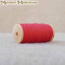 Flax yarn - red