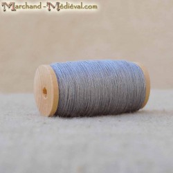 Flax yarn - dark grey