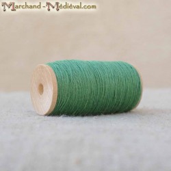 Flax yarn - light green