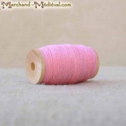 Flax yarn - pink
