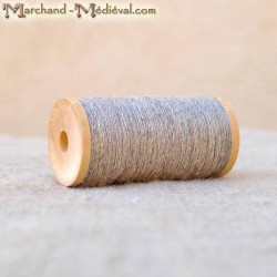 Flax yarn natural color