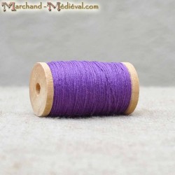 Flax yarn - violet