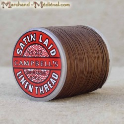 Linen Thread Satin Laid Campbell's size 332 - Light brown