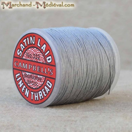 Fil de lin Satin Laid Campbell's - Gris clair