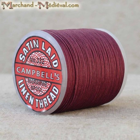 Linen Thread Satin Laid Campbell's #332 - Bordeaux