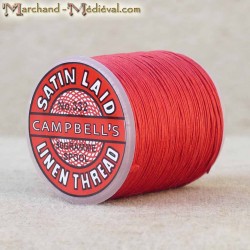 Linen Thread for Hand Sewing Leather #332 - Red