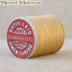 Linen Thread Satin Laid Campbell's #332 - Beige