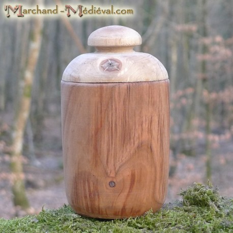 Olla de madera de cerezo