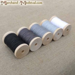 5 linen spools - Green palette