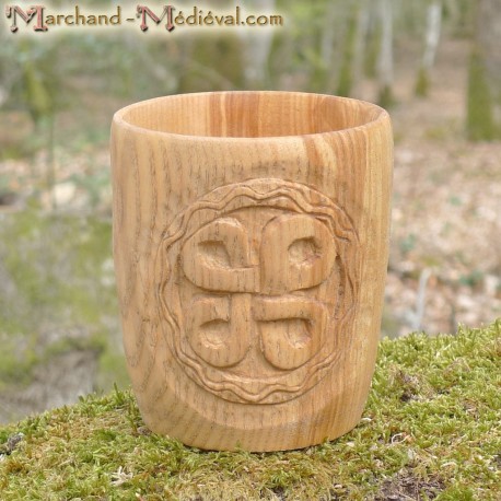 Ash wooden cup