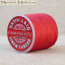  Spool of Satin Laid linen thread #532 - Red 