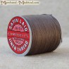 Hilo de lino Satin Laid - Marrón oscuro