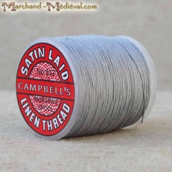 Coloured linen thread for leather work #532 - Light grey