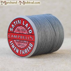 Satin Laid linen thread #532 - Dark grey 