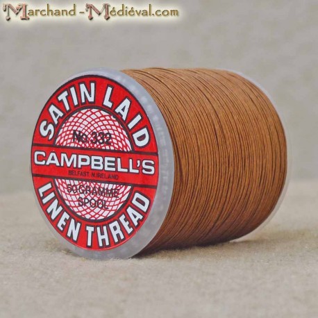 Linen Thread Satin Laid Campbell's No.332 - Avana