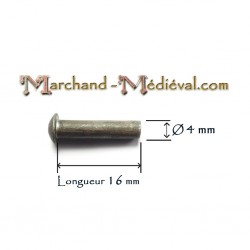 Stahlniete : Ø 4mm