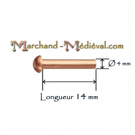Kupfernieten : Ø 4 mm