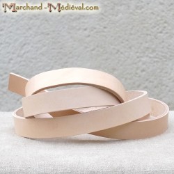 Leather Belt Strip - 2,5 cm