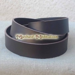 Leather Belt Strip - 3,5 cm