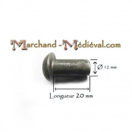 Steel rivet : Ø 12 mm