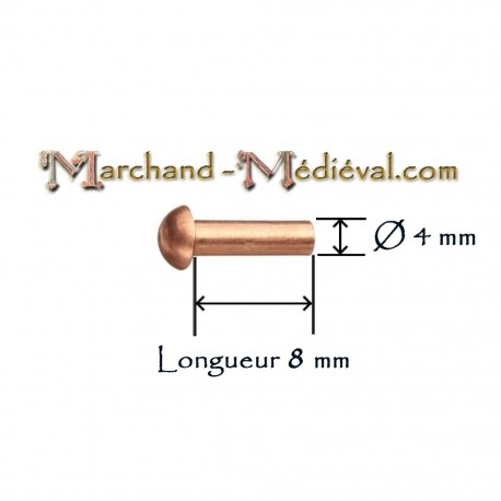 Kupfernieten : Ø 4 mm