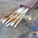 Wooden medieval arrows KIT