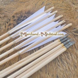 Medieval wooden arrows