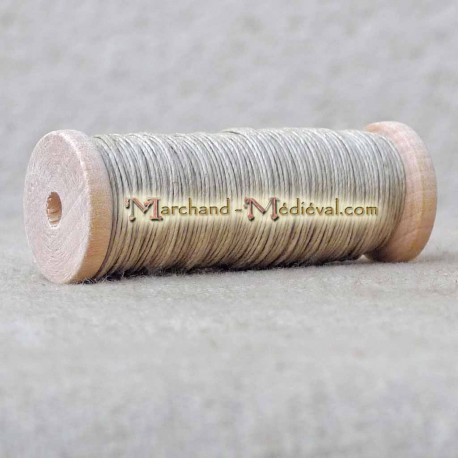 Linen binding thread - Sand