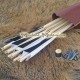 Wooden medieval arrows KIT