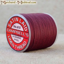 Satin Laid linen thread #832 - Bordeaux