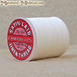 Satin linen thread #532 - White