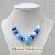 Glass beads necklace