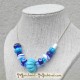 Glass beads necklace