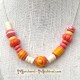 Glass beads necklace