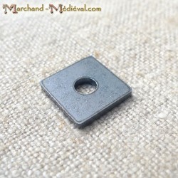 Square washer for rivet