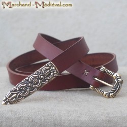 Viking leather belt