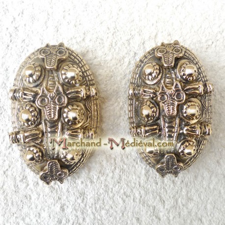 Viking Tortoise Brooches