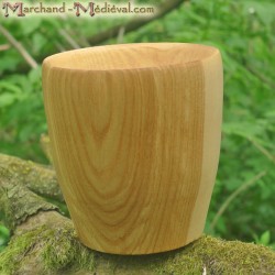 Ash wooden cup