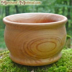 Ash wooden pot