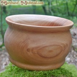 Ash wooden pot