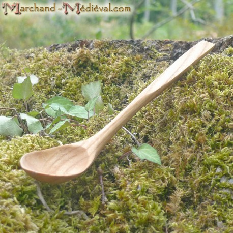 Cuillère médiévale en bois : Frêne