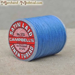 Satin linen thread - Light blue