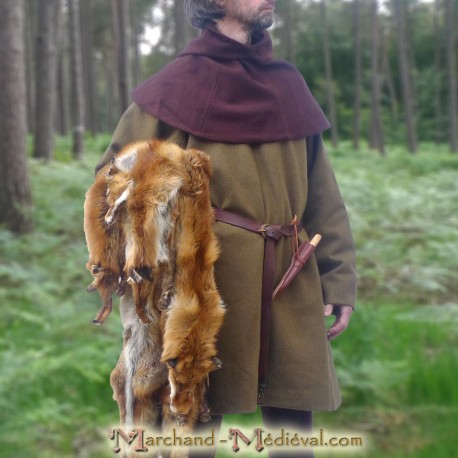 Medieval woollen hood